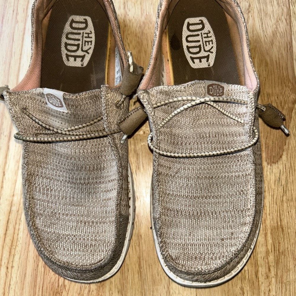 Hey Dude Women's Tan Slip-On Loafers